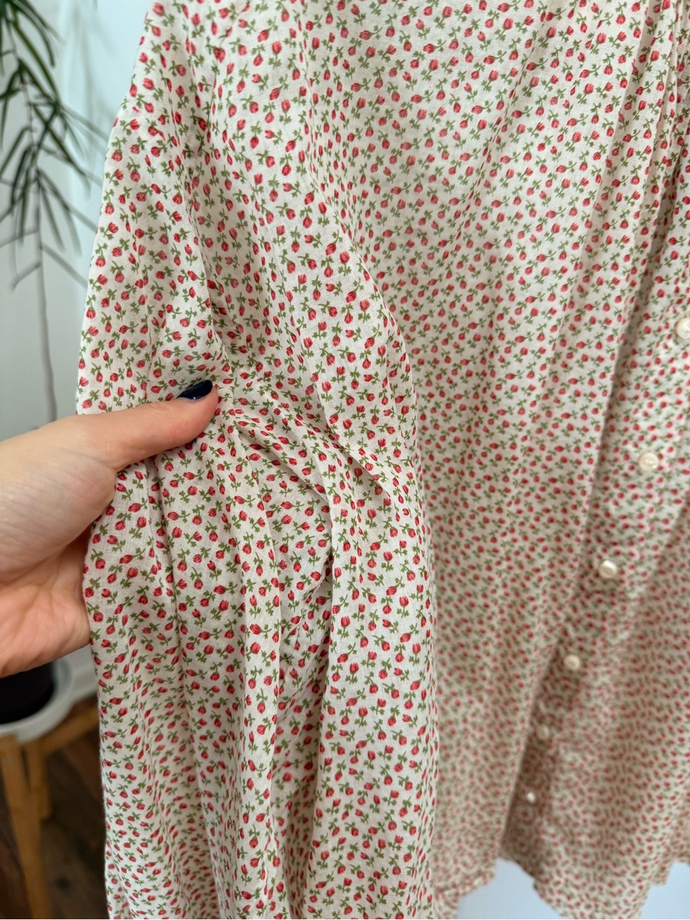 Doen Jane blouse - berry bisou floral - Picture 3 of 8